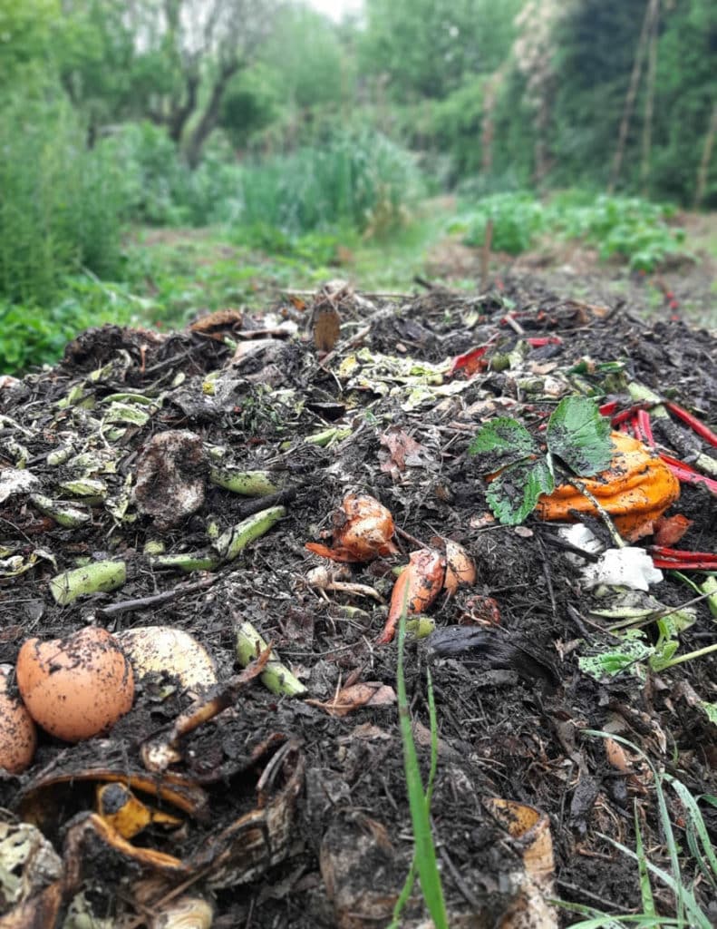 compost en tas